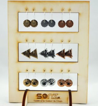 Earring Stand 3D Stacker Kiwiana - Metallic