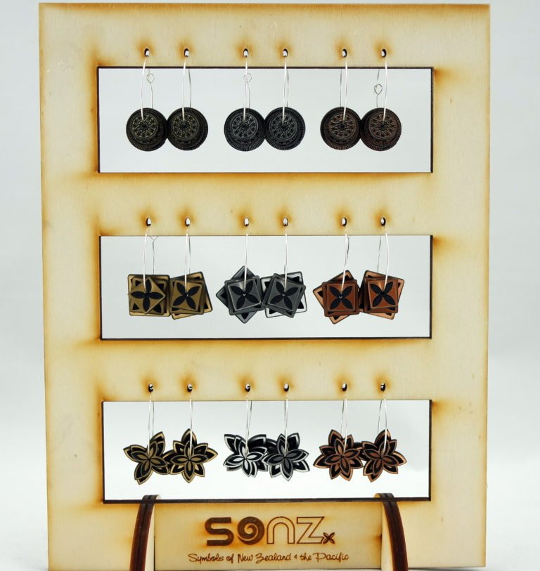 Earring Stand 3D Stacker Pacifica - Metallic