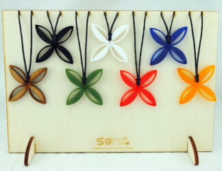 Pendant Stand Set - Frangipani Lines Open