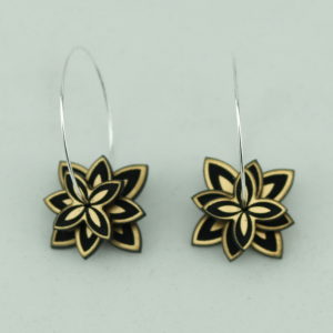 3D Stacker Frangipani Engraved