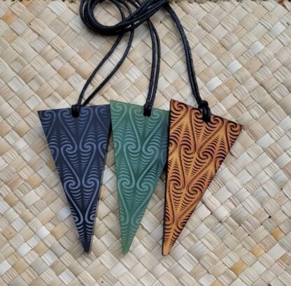 Kowhaiwhai Triangle Pendant