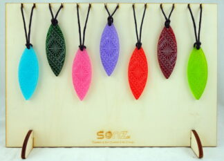Pendant Stand Set - Samoan Tapa Point