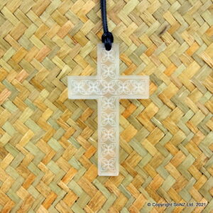 Tapa Cross Pendant