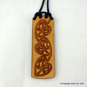 Kowhaiwhai Bar Laced Pendant