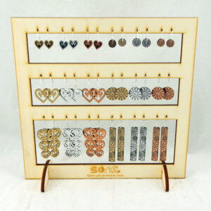 Earring Kiwiana Stand Sets - Metallic