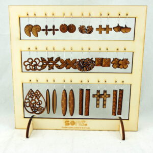 Earring Pacifica Stand Sets - Wood