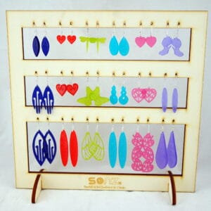 Earring Kiwiana Stand Sets - Satin