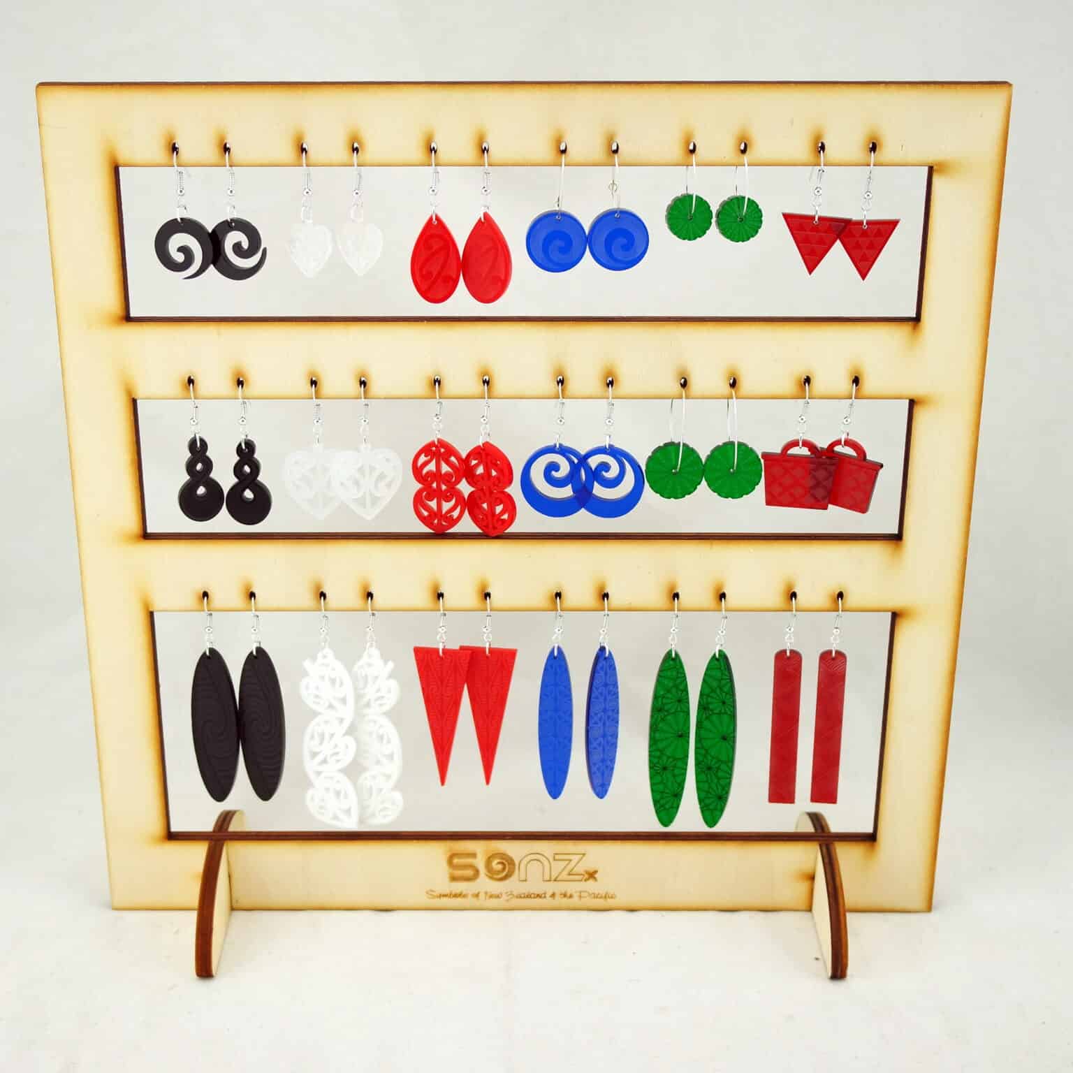 Earring Kiwiana Stand Sets – Tint