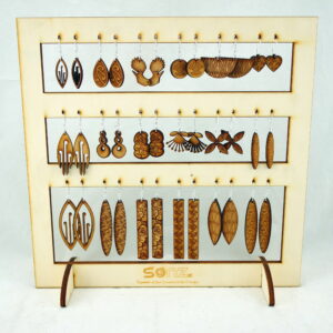Earring Kiwiana Stand Sets - Wood