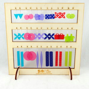Earring Pacifica Stand Sets - Satin