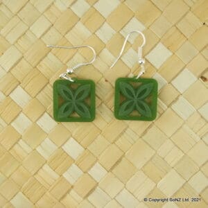 Frangipani Engraved Square