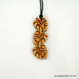 Monstera Triple Pendant
