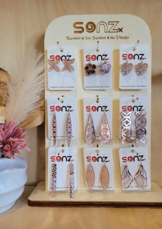 Earring Peg Stand Sets - Rose Gold Mirror