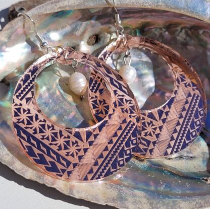 Signature Range - Samoan Hoop with Pearl