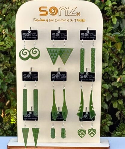 Earring Stand Sets - Kiwiana Pounamu